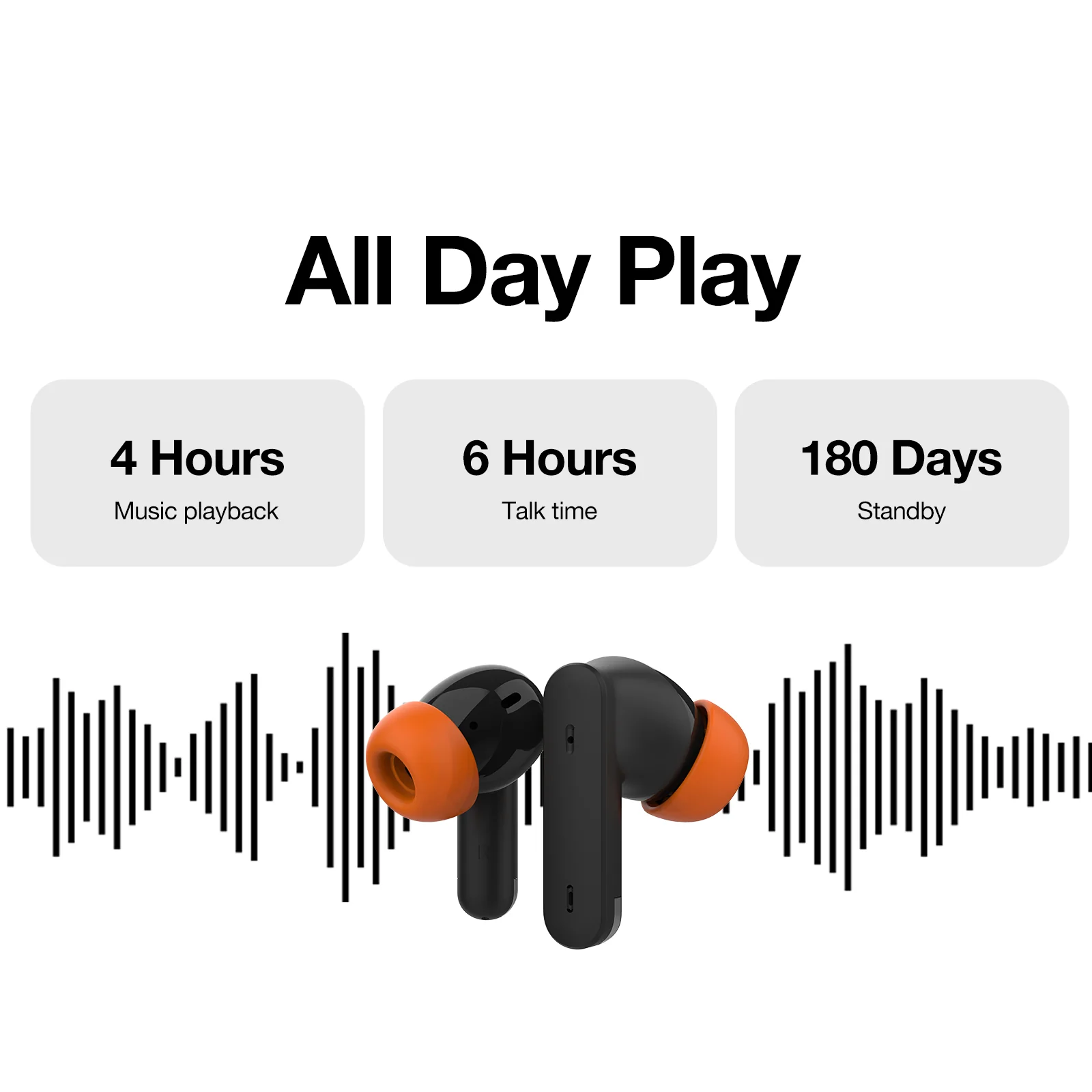 AGM BUDS 3 | ANC + ENC | Long lasting Battery | Light and Comfortable | Touch control - Image 10