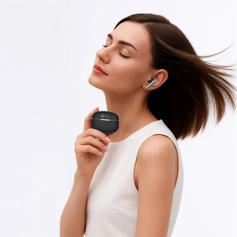 AGM Buds 8 | 13mm Full-Range Sound | -25dB ANC | 6H Music Playtime | IPX4 Water Resistance - Image 6