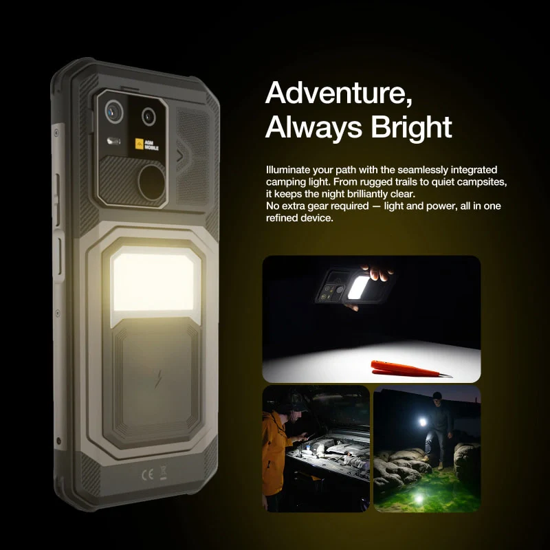 AGM G3 PRO | Thermal Imaging Rugged Smartphone | 12GB+512GB | 10000mAh Battery | 5W Speaker 116dB | 120Hz Display | MIL-STD-810H | Wireless Charging - Image 6