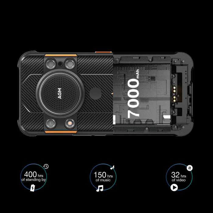 AGM H5 | Rugged Smartphone | 109dB Loudest Speaker | US Warehouse - Image 3