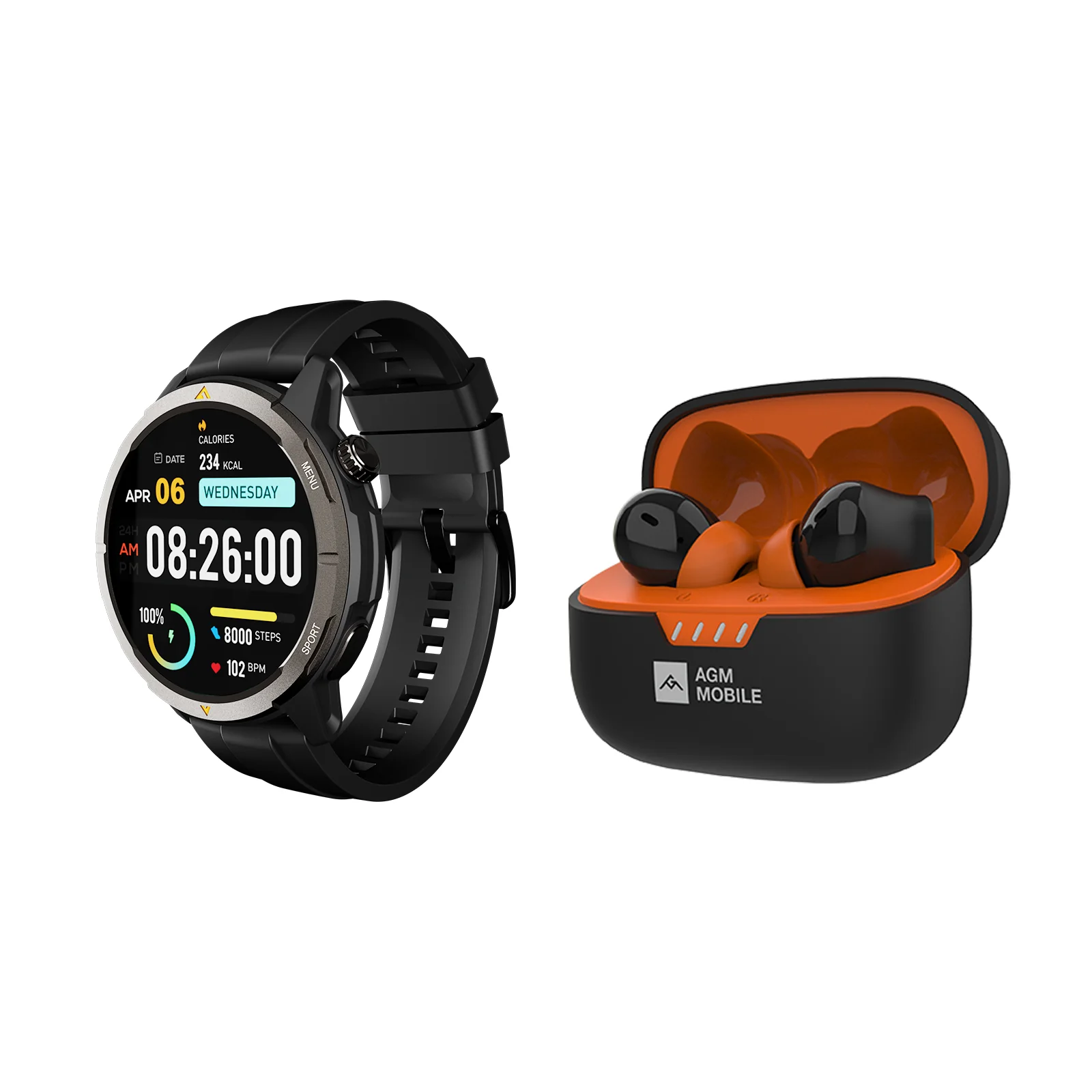 AGM Legion | Rugged | AMOLED | Health Monitoring | Multi-Sport | 5 ATM | Long Lasting Battery | GPS | Compass - Image 17