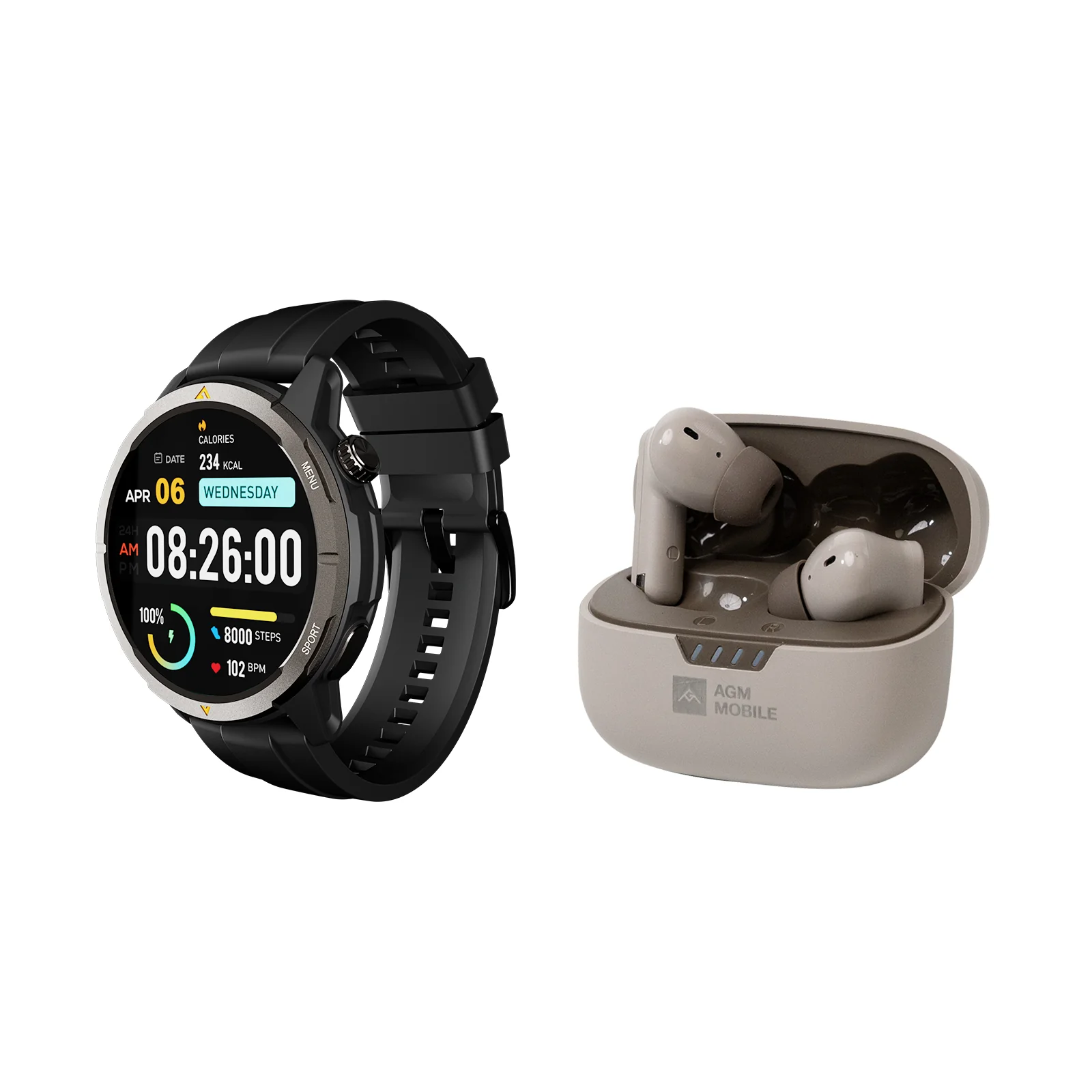 AGM Legion | Rugged | AMOLED | Health Monitoring | Multi-Sport | 5 ATM | Long Lasting Battery | GPS | Compass - Image 18