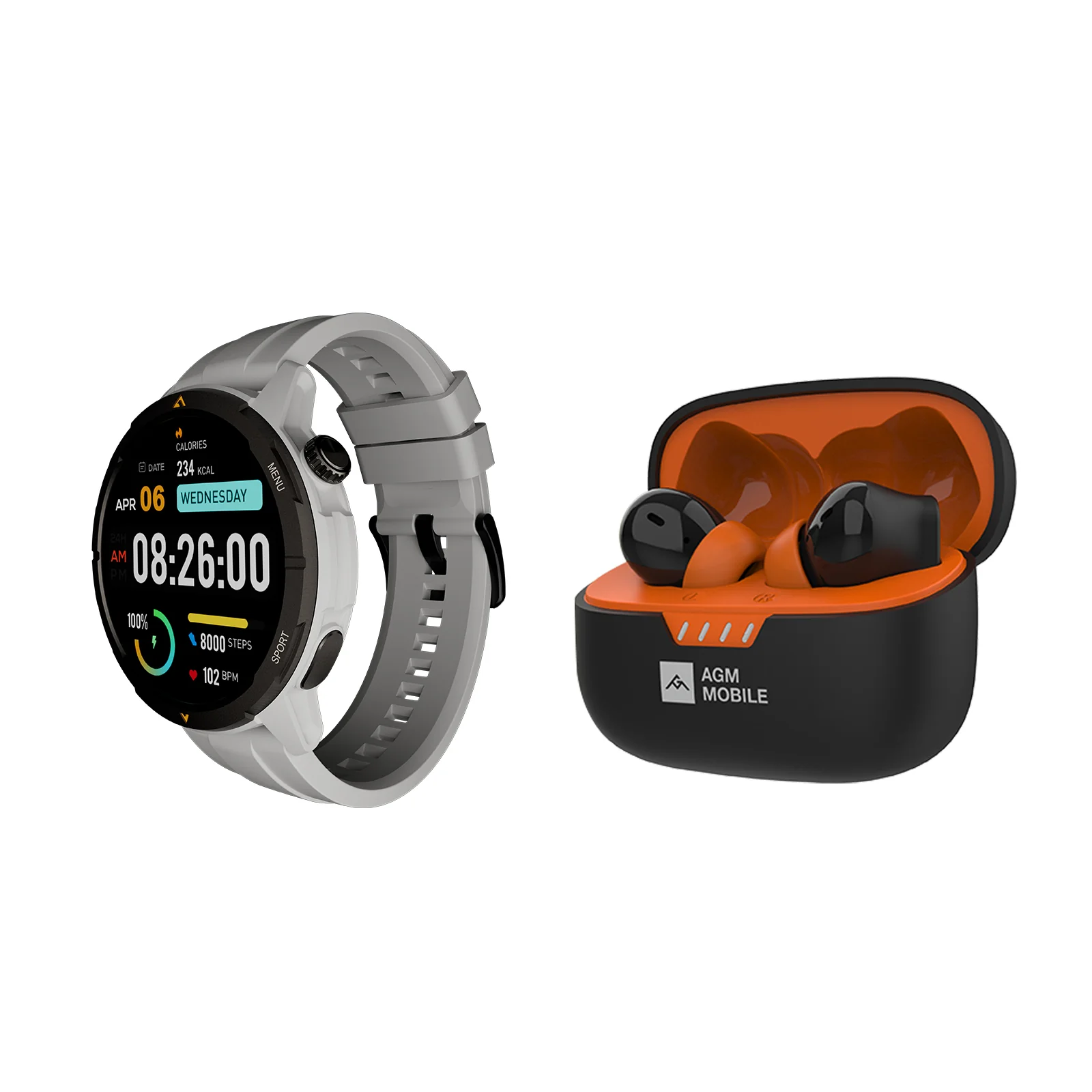 AGM Legion | Rugged | AMOLED | Health Monitoring | Multi-Sport | 5 ATM | Long Lasting Battery | GPS | Compass - Image 19