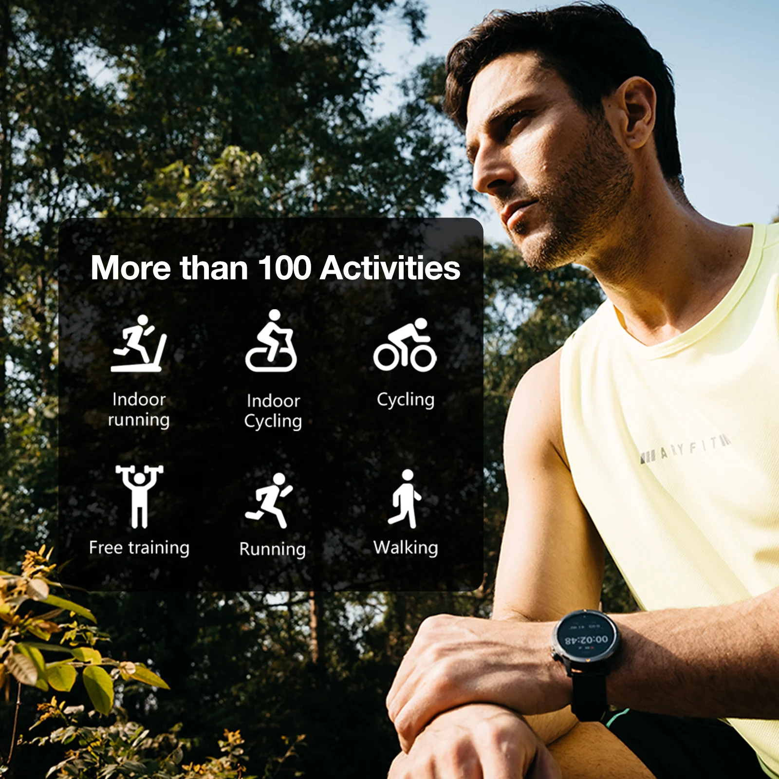 AGM Legion | Rugged | AMOLED | Health Monitoring | Multi-Sport | 5 ATM | Long Lasting Battery | GPS | Compass - Image 5