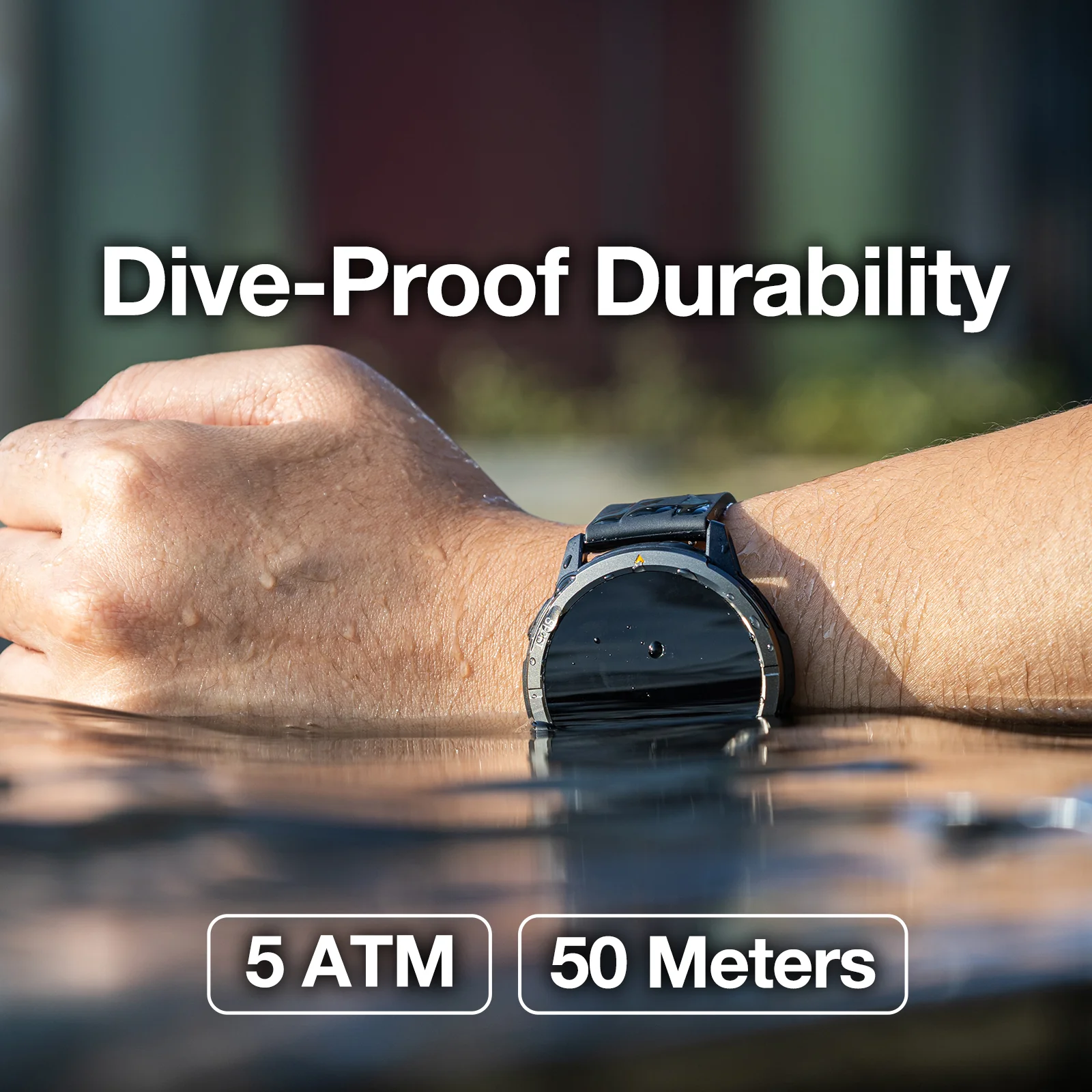 AGM Legion | Rugged | AMOLED | Health Monitoring | Multi-Sport | 5 ATM | Long Lasting Battery | GPS | Compass - Image 6