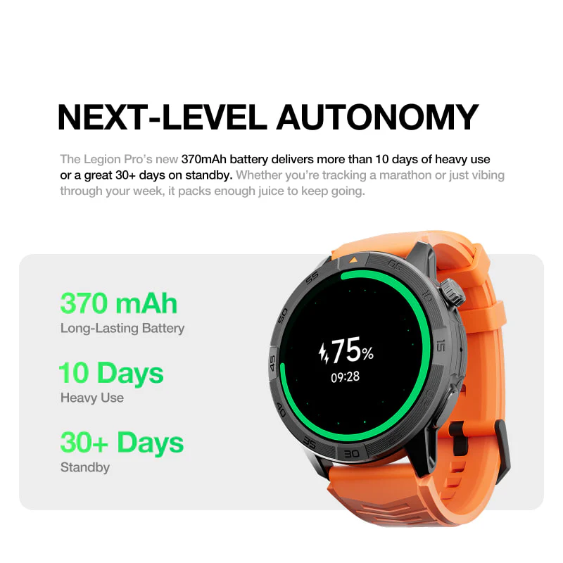 AGM Legion Pro | GPS | Offline Map | 5ATM | IP68 Waterproof | 100+ Sports Modes | Smart Watch - Image 16