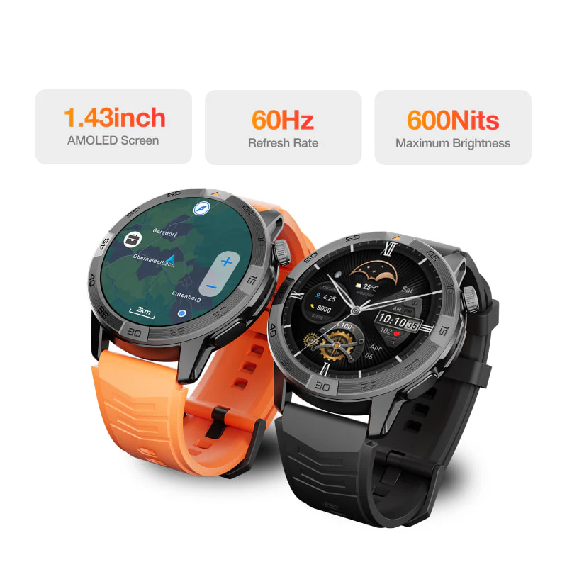 AGM Legion Pro | GPS | Offline Map | 5ATM | IP68 Waterproof | 100+ Sports Modes | Smart Watch - Image 9
