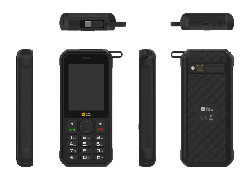 AGM M11｜Rugged Power Bank Phone｜Wired Reverse Charging｜4G LTE｜4000mAh Battery｜WiFi Hotspot｜FM Radio｜3.5mm Jack｜IP68&IP69K | WaterProof - Image 9