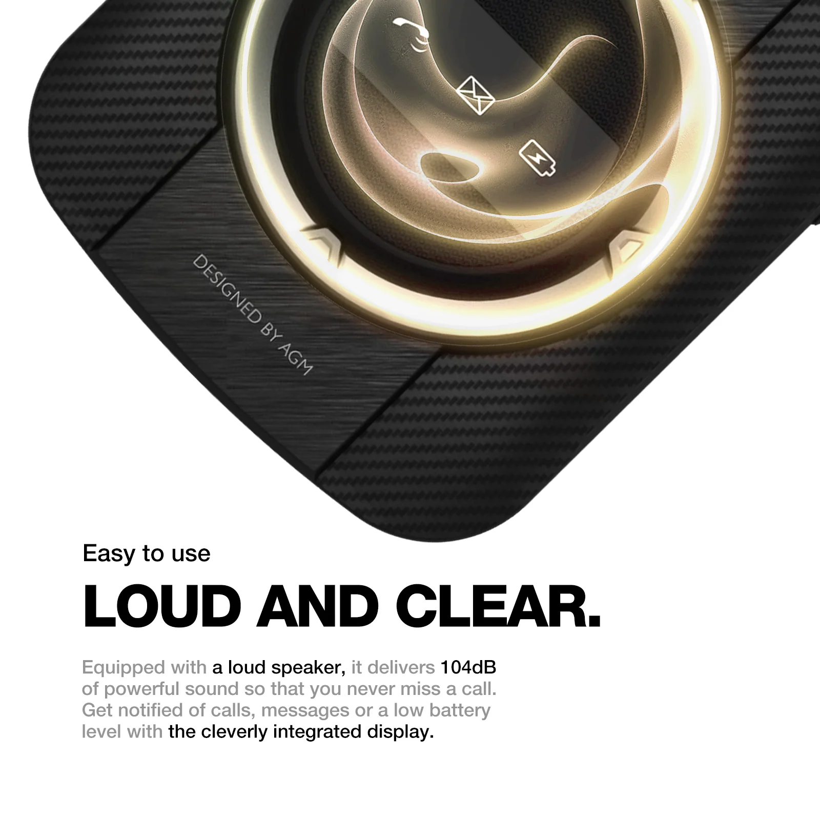 AGM M8 FLIP | 4G Rugged Flip Phone | SOS Side Key | One Click Call | Powerful Speaker | Big Battery | US Warehouse - Image 5