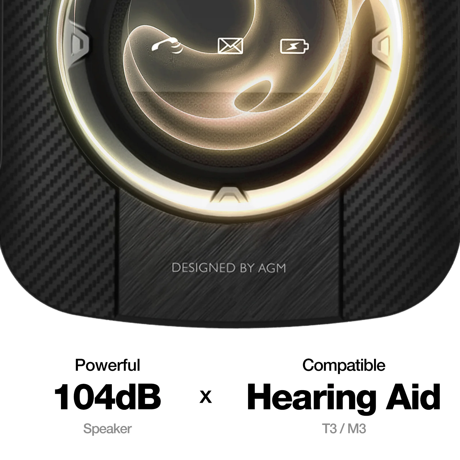 AGM M8 FLIP Security+ | Rugged Flip Phone | Secure Data | Reduced vulnerabilities | Zero tracking | US Warehouse - Image 3