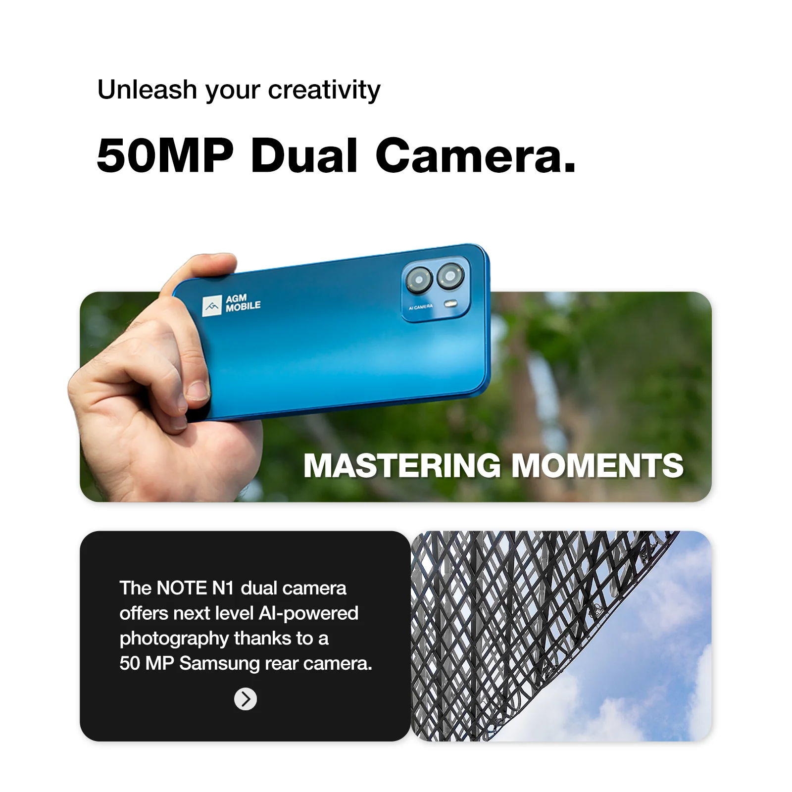 AGM NOTE N1 | 50MP AI Dual Camera | 90Hz Display | Android 13 | Massive Battery | 8GB RAM +128GB ROM - Image 4