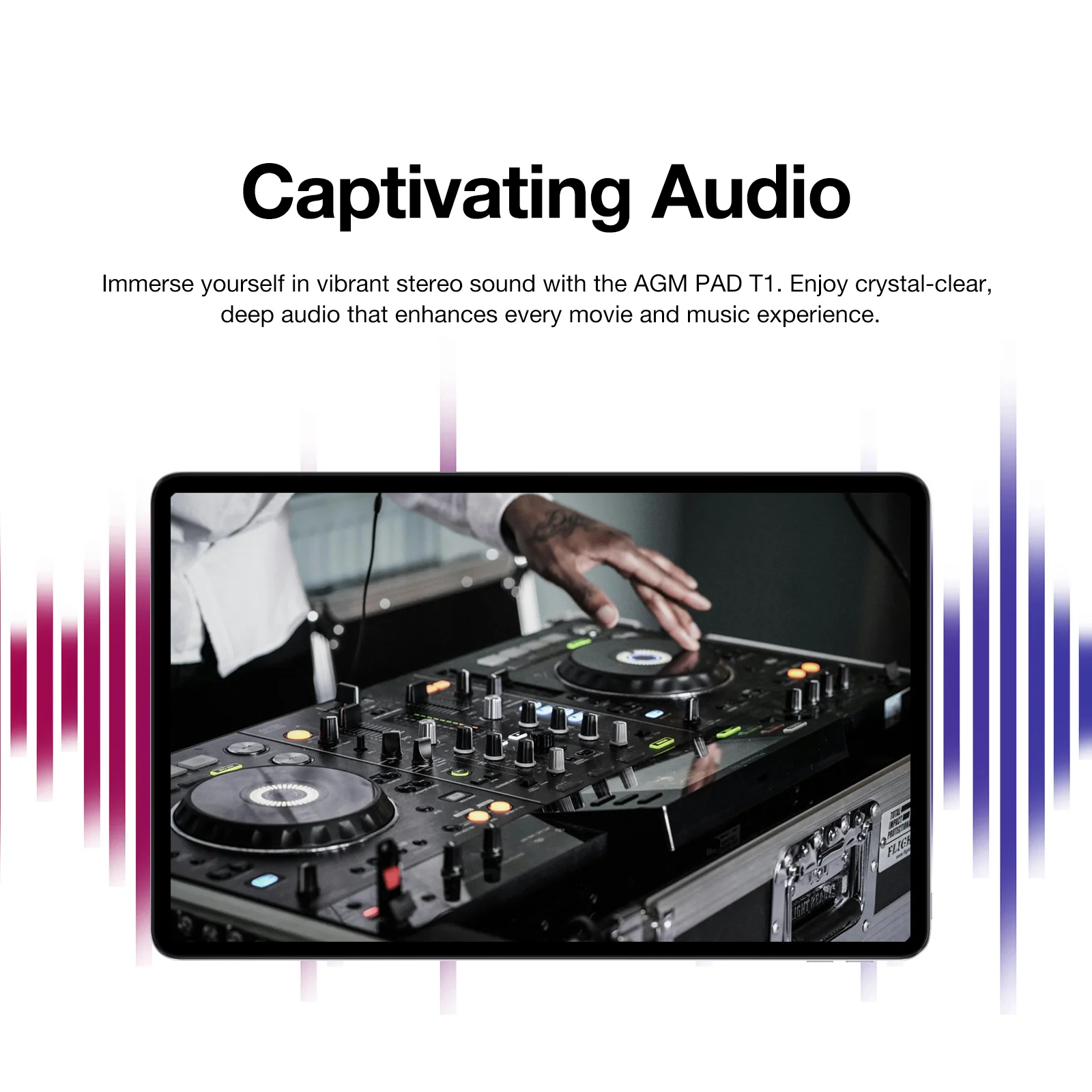 AGM PAD T1｜Featherweight｜11"FHD+｜T606 Octa-Core Processor｜4G Dual SIM｜Android 14｜7000 mAh Battery - Image 5