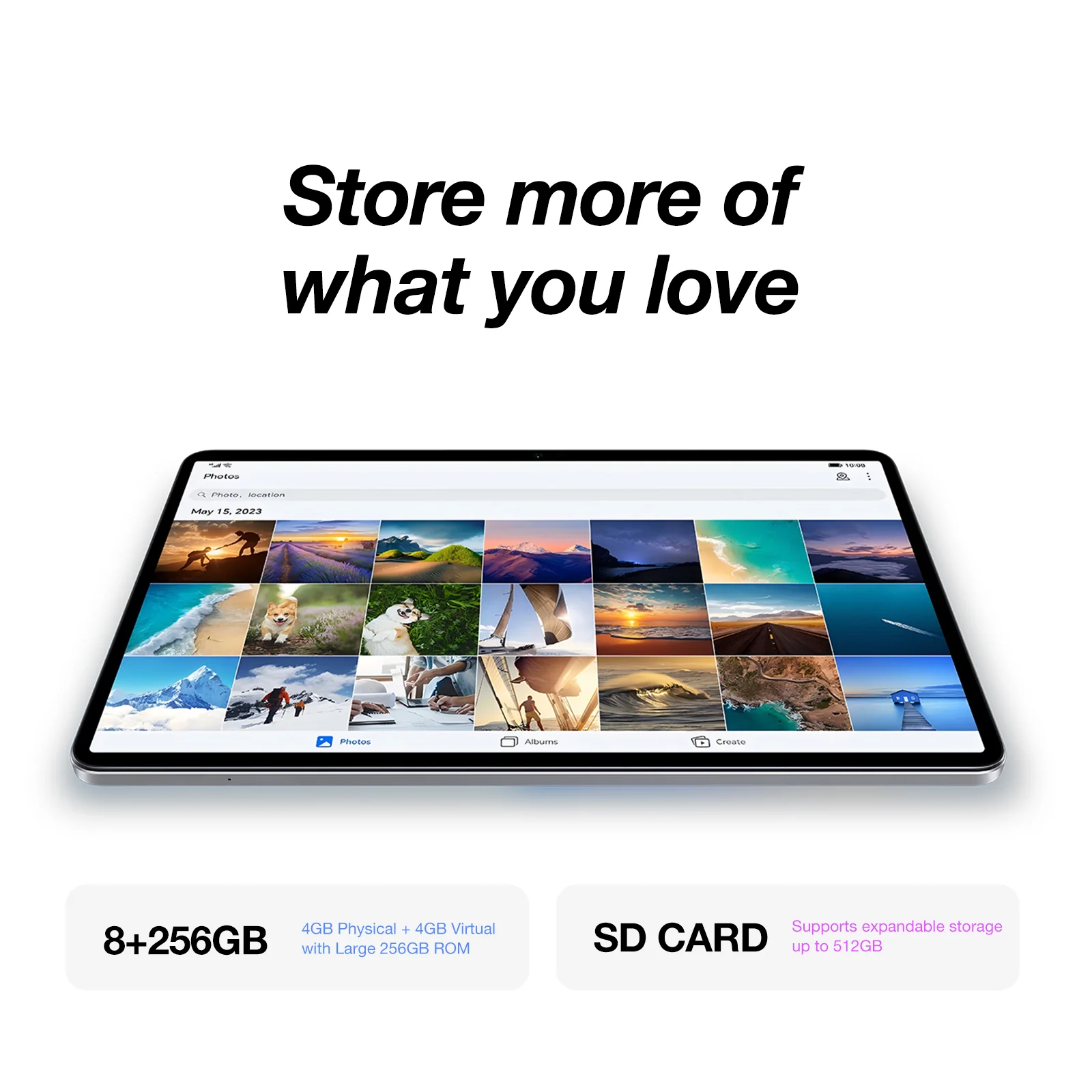 AGM PAD T2 | 500 Nits Brightness｜11"FHD+｜256GB｜MTK G91 Processor｜Android 14｜8000mAh Battery - Image 4